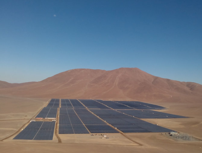 Parque fotovoltaico Atacama Chile