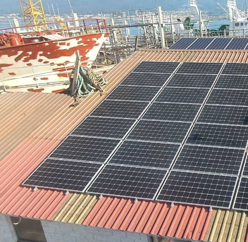 Instalación fotovoltaica autoconsumo en Astilleros Placeres.